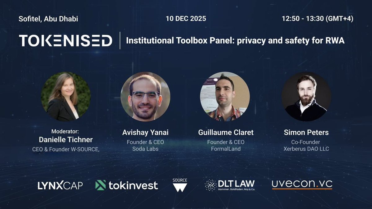 wsource4's tweet image. We promised you more for #ADFW? There you go! Check out our #institutional #toolbox panel At # tokenized summit with @sodabubblelabs @AvishaiY @FormalLand @guillaumeclaret @xerberus -#simonpeters &amp;amp; our own @danielletichner
