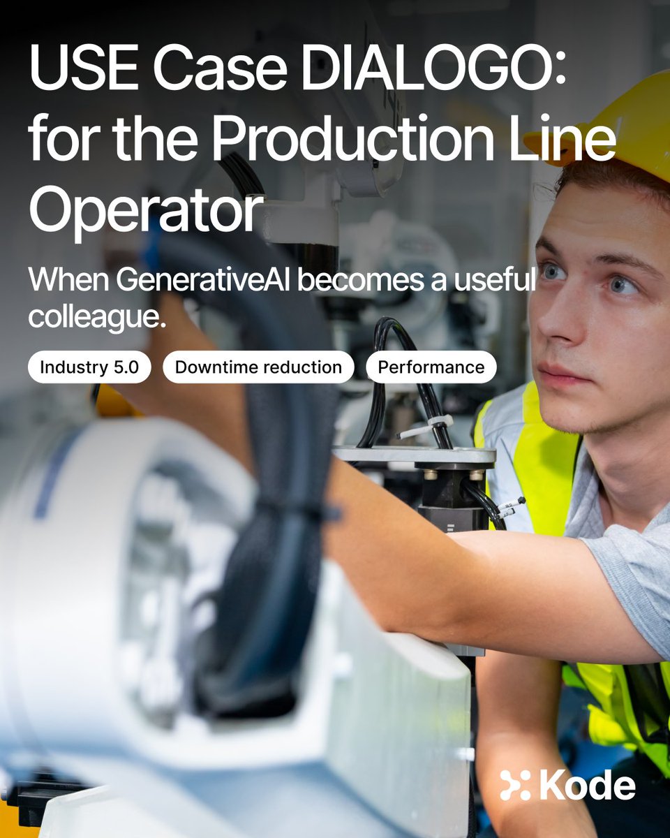 kode_solutions's tweet image. Use Case: An operator sees an alarm and asks DIALOGO what it means and how to fix it.
DIALOGO Docs&amp;amp;Data instantly finds the manual section, gives step-by-step actions, and shows process trends to pinpoint the cause.
Less downtime, faster fixes—expert knowledge, always on hand.