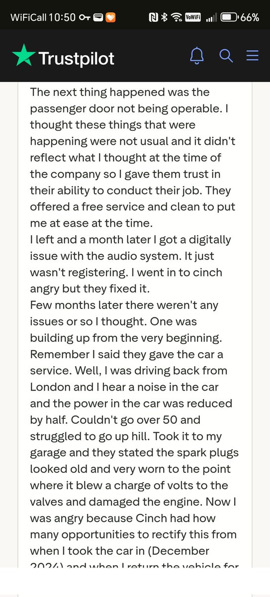 CharlieVassell's tweet photo. Wish I could give you guys 0 stars because it's been atrocious service @cinchuk https://t.co/xC5GbpNY9N