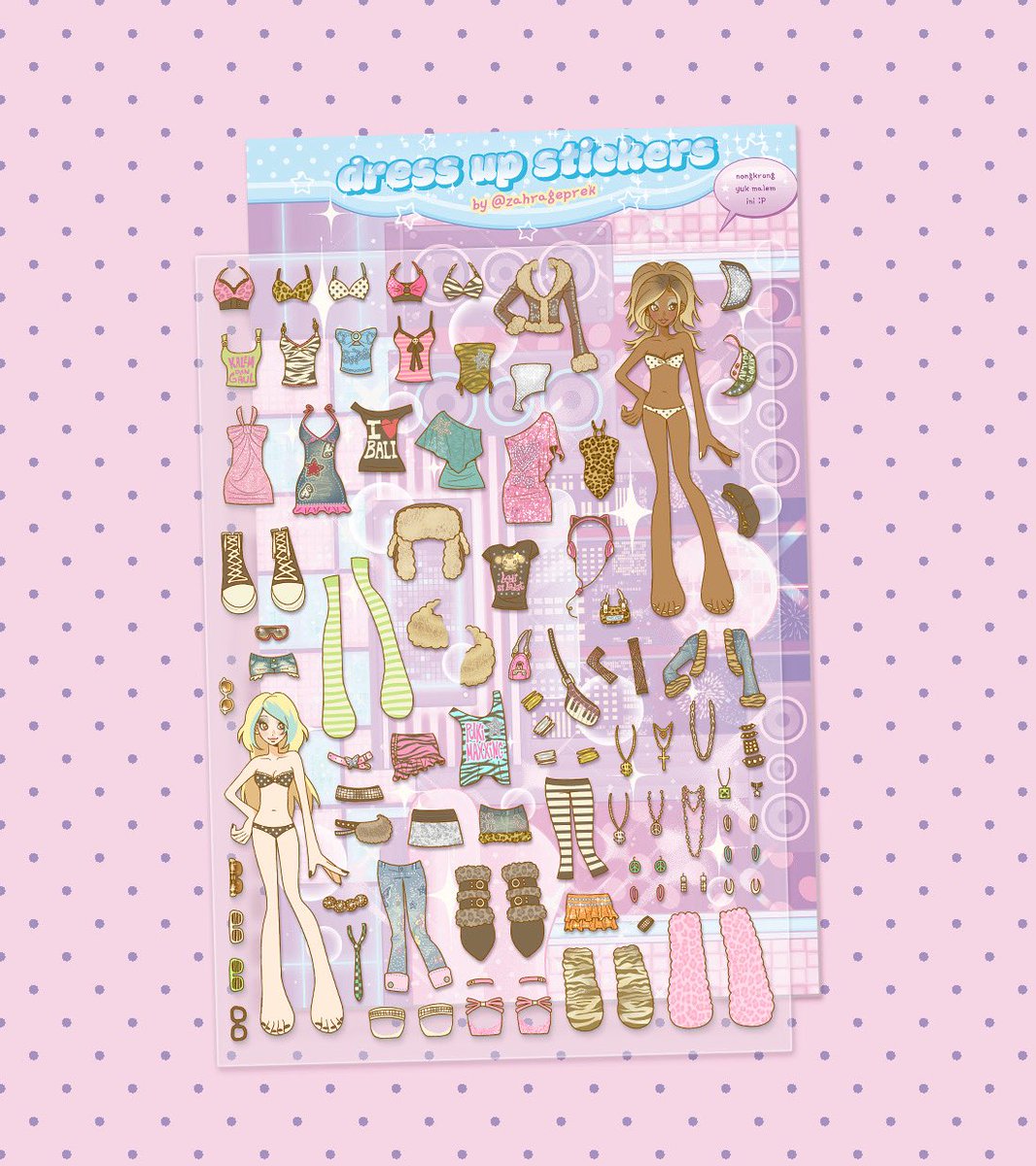 zahrageprek's tweet image. dress up stickers vol. 2…👗👚