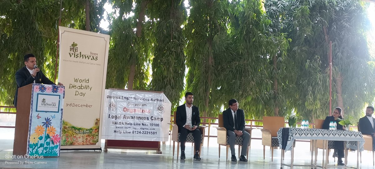 VISHWAShai's tweet image. #WorldDisabilityDay
@VISHWAShai organised a Legal and POCSO Act  Awareness camp for guardians of PwDs. Team District Legal Services Authority covered topics -rights and entitlements, social security schemes, legal aid services under RPwD Act and about the POCSO Act in detail.