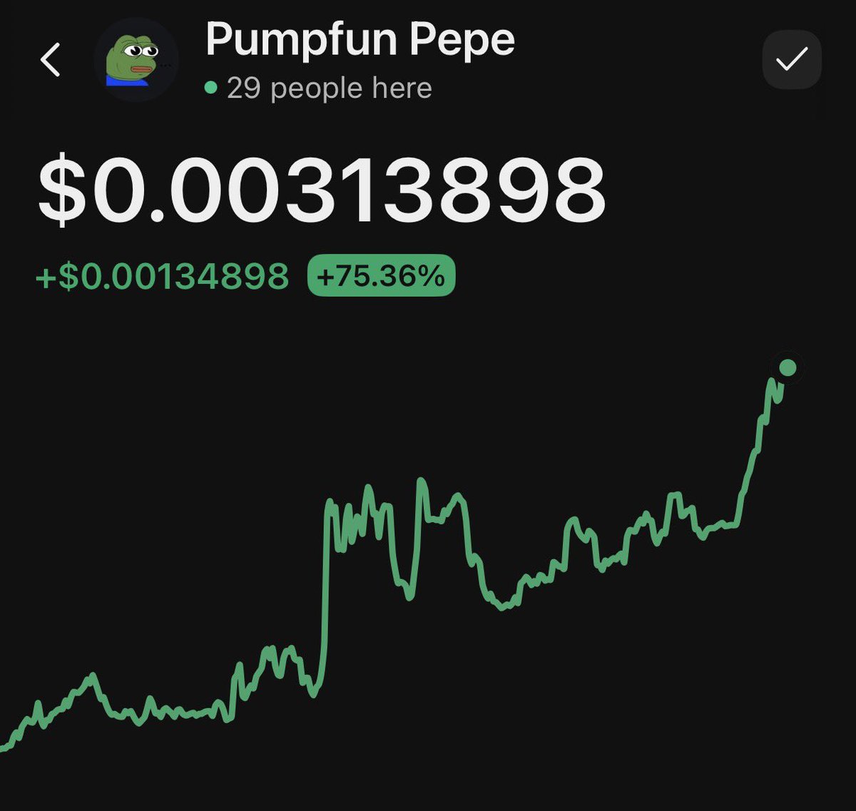 GM $PFP 🐸💚
Look At This View, Much Higher 😍📈
