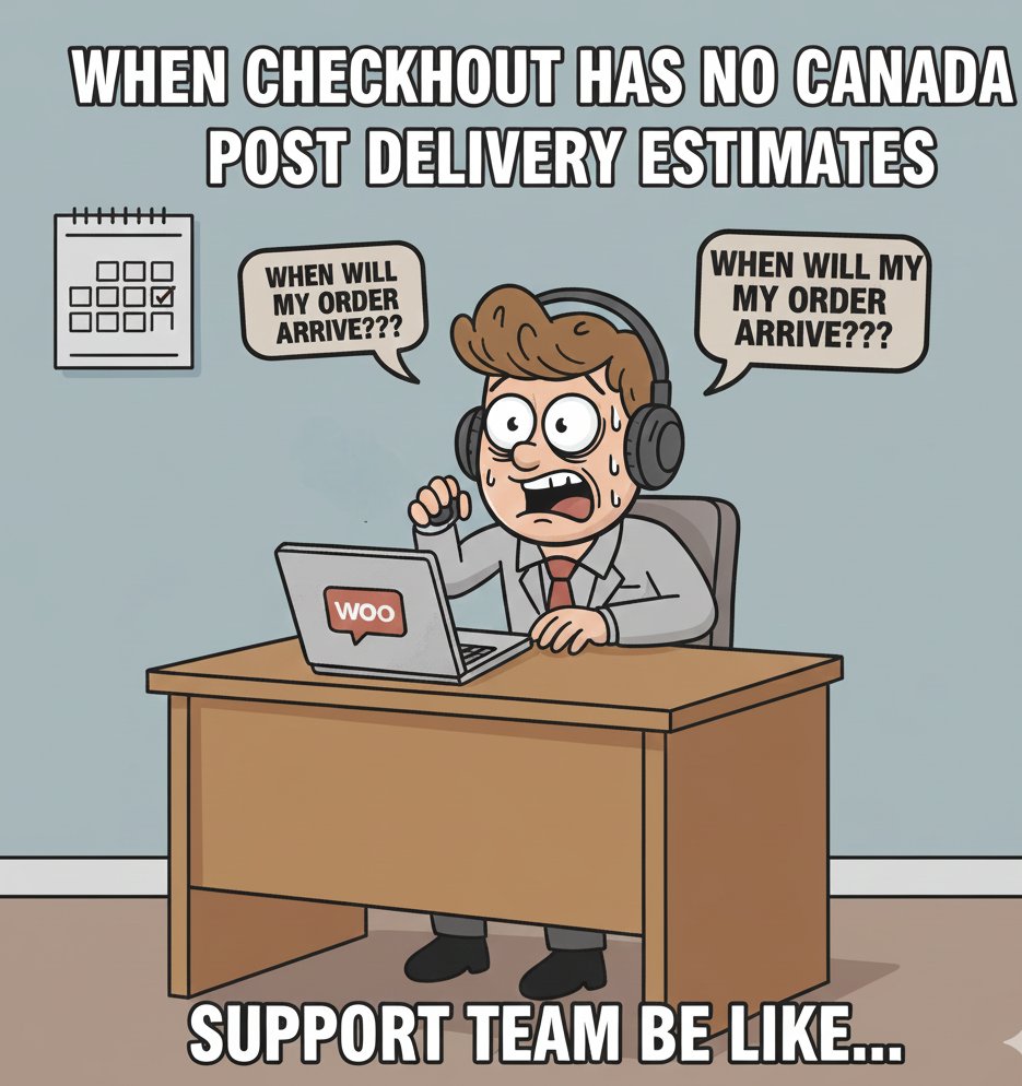 PluginHive's tweet image. If your checkout doesn&apos;t show #Canada Post delivery estimates, this is what your inbox looks like ⬆️ Stop drowning in &quot;WHEN WILL MY ORDER ARRIVE???&quot; emails.
Reduce support tickets &amp;amp; customer anxiety, add delivery estimates in #WooCommerce 👇
Learn how: pluginhive.com/woocommerce-ca…