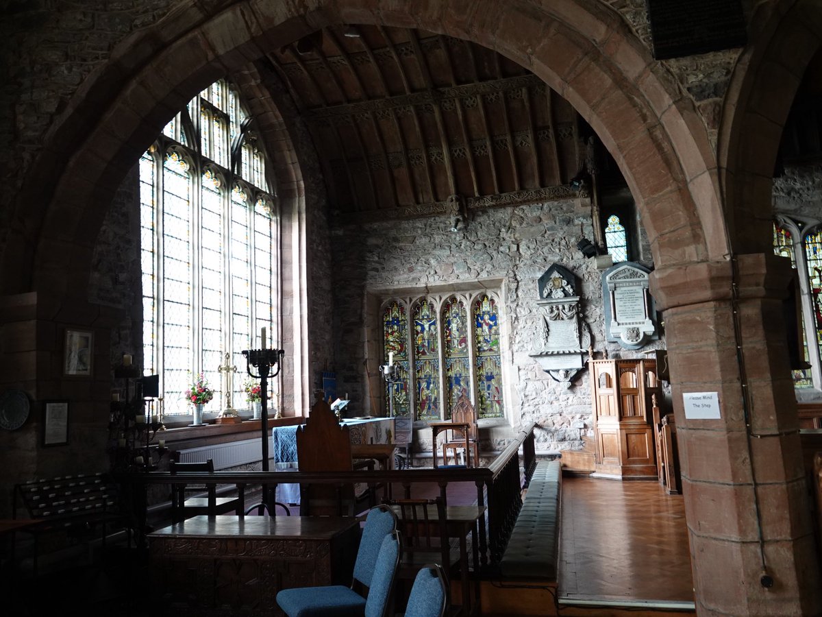 loosemum's tweet image. #AlphabetChallenge #WeekWforWindows The Jesse window St. Dyfnog’s church, North Wales