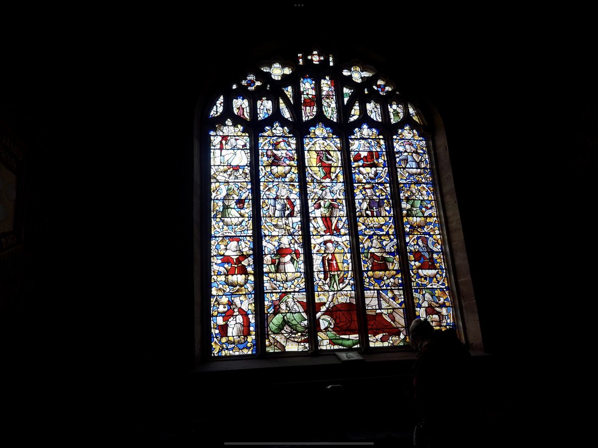 loosemum's tweet image. #AlphabetChallenge #WeekWforWindows The Jesse window St. Dyfnog’s church, North Wales