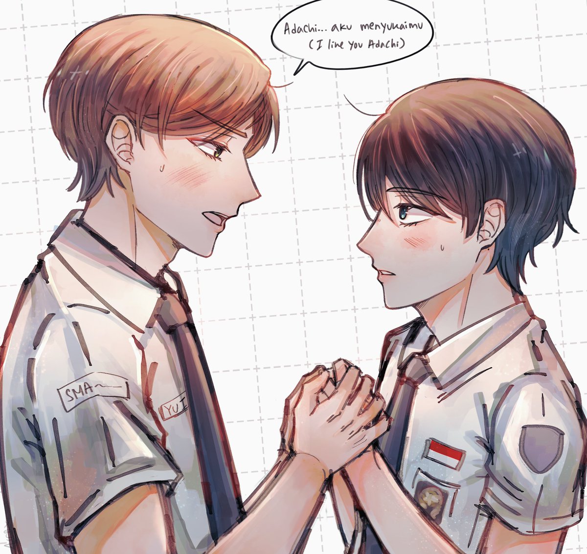 Posting again cherry magic sma au I made 1 year ago :3