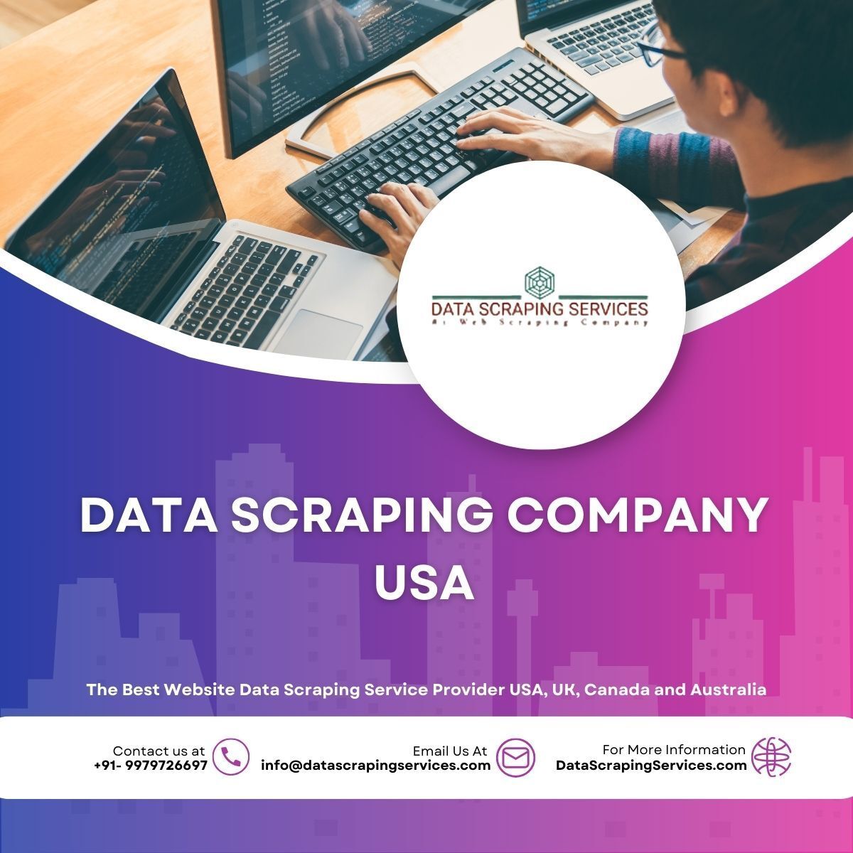 _datascraping's tweet image. Datascrapingservices.com is here to enhance your data extraction process. Our scalable services turn data challenges into valuable opportunities for growth. Reach out today at info@datascrapingservices.com. #EnhanceDataExtraction #ScalableServices #DataChallenges