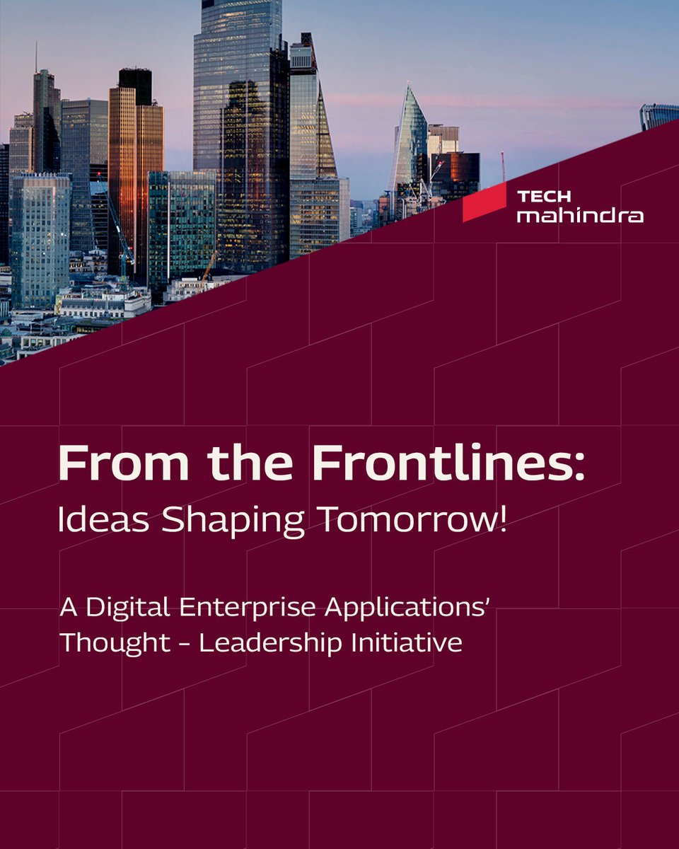 tech_mahindra's tweet image. The future of #AI is agentic.

#AgenticAI marks a paradigm shift, powered by emerging chain-of-thought reasoning in enterprise applications.

Read this blog by Avanish kumar, SAP Enterprise Architect at Tech Mahindra, to discover what CxOs expect as they adopt Agentic AI to…