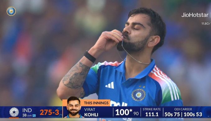 Ab Devilliers at 32 - " I am tired.

Steve Smith at 35- "I am done."

Meanwhile VIRAT KOHLI at 37