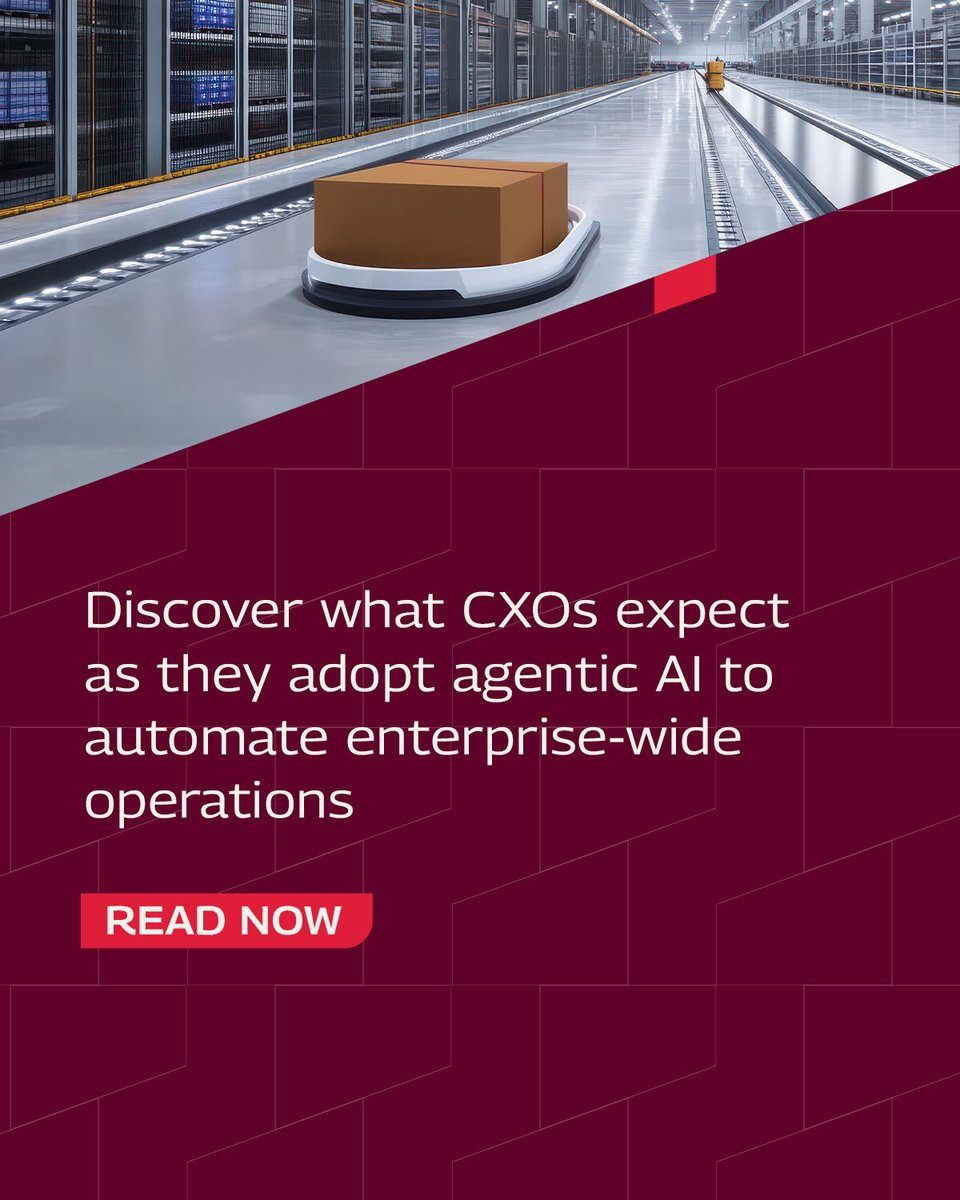 tech_mahindra's tweet image. The future of #AI is agentic.

#AgenticAI marks a paradigm shift, powered by emerging chain-of-thought reasoning in enterprise applications.

Read this blog by Avanish kumar, SAP Enterprise Architect at Tech Mahindra, to discover what CxOs expect as they adopt Agentic AI to…