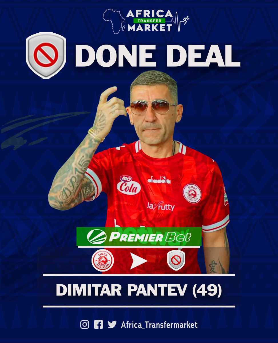𝐇𝐞𝐫𝐞 𝐰𝐞 𝐠𝐨 :  SIMBA have parted with Manager Dimitar Pantev after agreeing to terminate his contract, ending the Bulgarian’s brief spell at the club.

The decision was announced via the club’s statement yesterday. Assistant Coach Selemani Matola will take over.