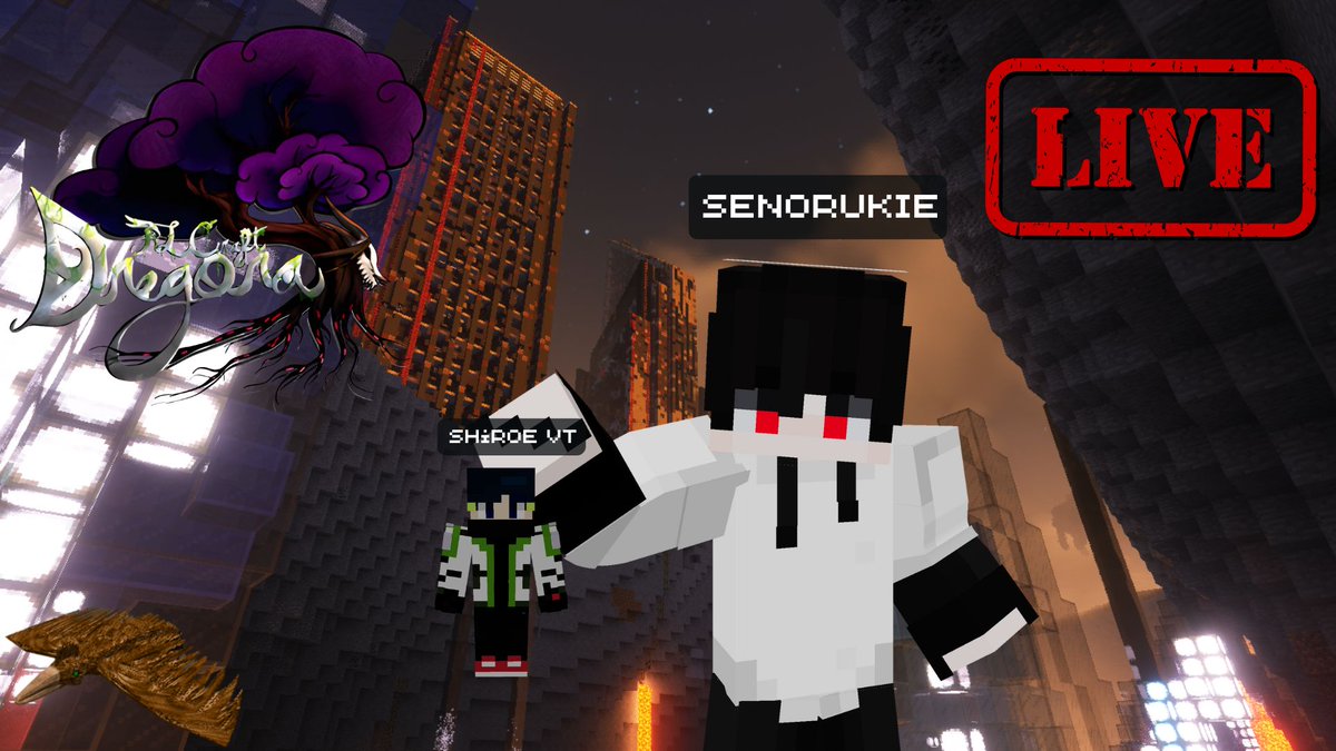 SenoRukie's tweet image. Progress ? Pt8 (RLCraft Dragora)
With @Shiroe_Ch 
TIME: 8:30PM ITC
 LIVE on YouTube: youtube.com/@senorukie?si=…
#Seno #PNGTuberUprising #pngtuberkh #mincraft #rlcraft