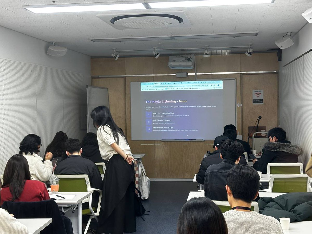 Continuing feel touched about the after effect of Seoul <a href="/Bitcoinminiconf/">Bitcoin Mini Conference</a> and it will be cool if we have one more bitcoin dev start from n_ostr 🥰