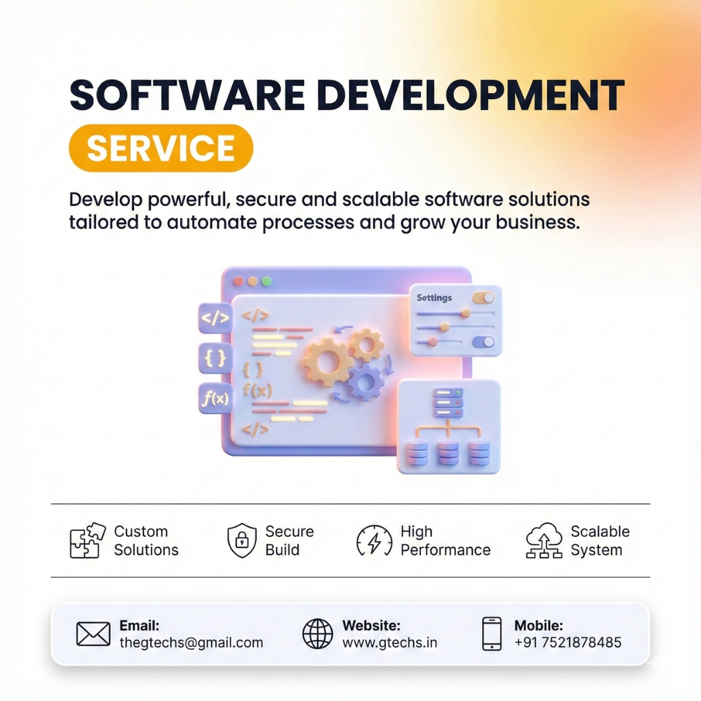 thegtechs's tweet image. Still managing your business on Excel sheets? 🤦♂️ Let’s build a smart software that works while you sleep 😴💻 #SoftwareDevelopment #CustomSoftware #TechSolutions #Automation #BusinessSoftware #DigitalTransformation #ScalableSystems #FutureTech #BusinessTools #gautamtechnologies