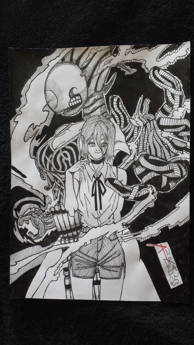 Doveroso omaggio artistico a Reze (Bomb Devil) ma soprattutto allo stupendo film d'animazione "Chainsaw Man - Il film: La storia di Reze".

#reze #bombdevil #chainsawman #fanart #andrea2025 #xandridevilx