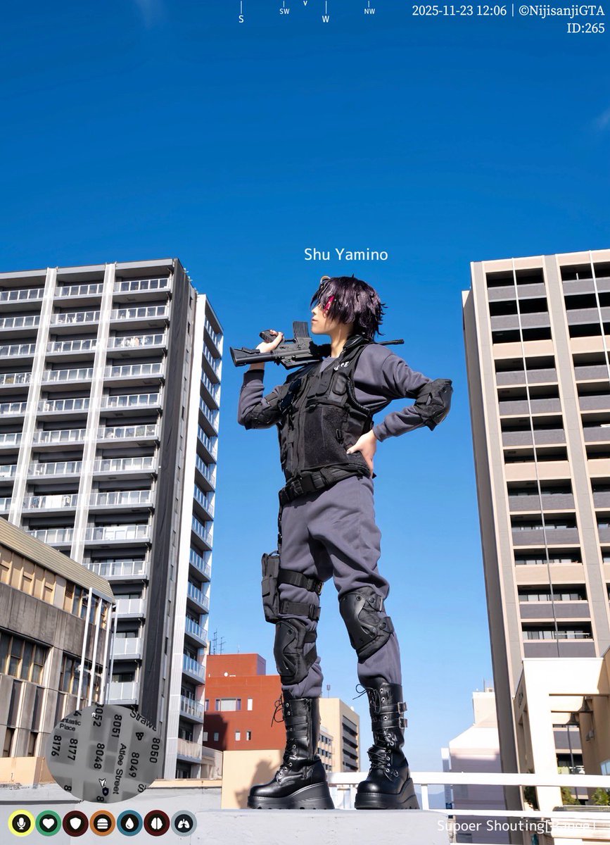 HaKu_moon06's tweet image. 🌈𝐠𝐭𝐚/👟☯/⚠️ゲーム内衣装

【タップ推奨】
𝐩𝐡𝐨𝐭𝐨/@Gin8_Cos 
#1123nijiサントス