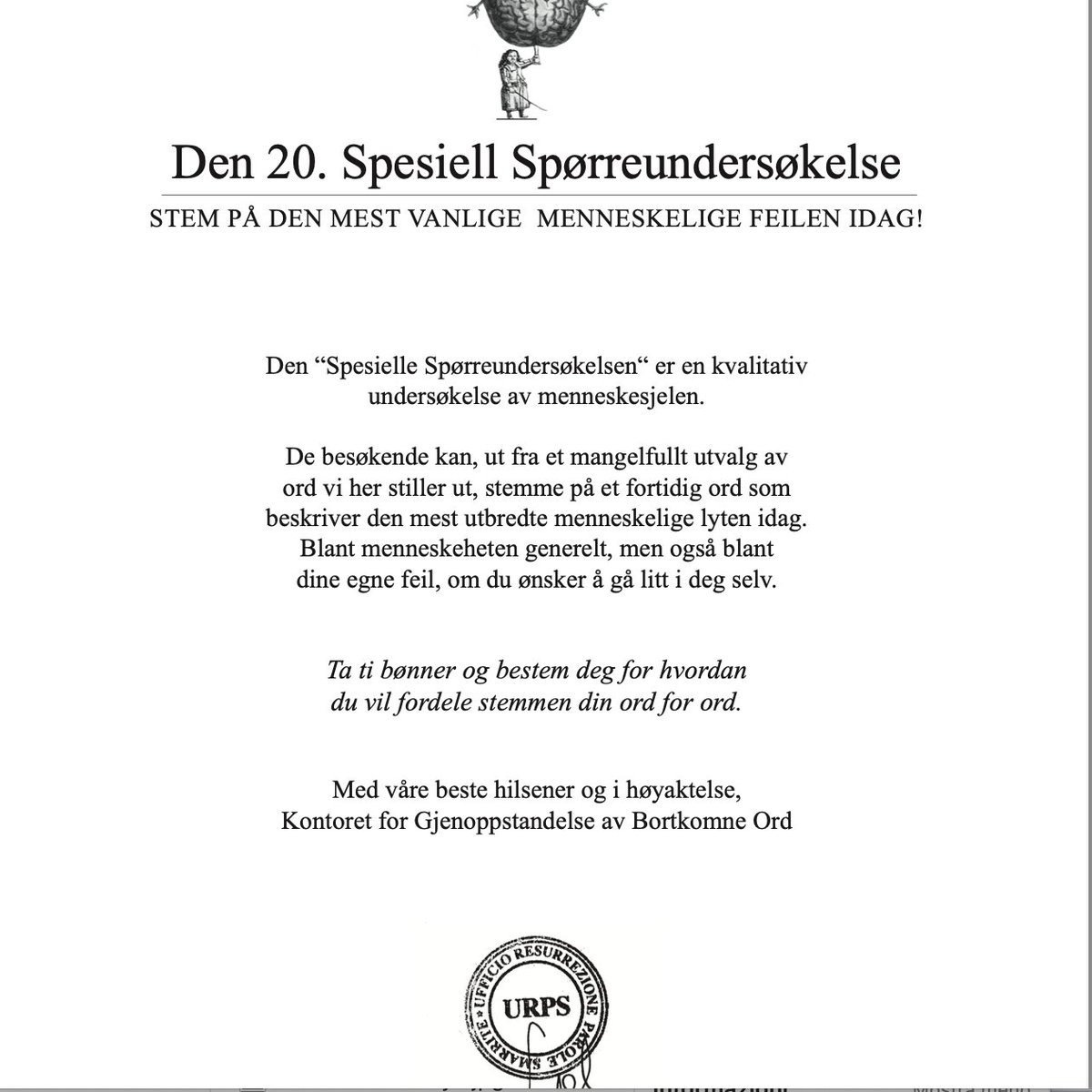 As part of SLIM2025, we hosted the 20th edition of the Censimento  Peculiare, Sabrina D'Alessandro's survey inviting visitors to vote for the  most current human flaw.🥸 And the community has spoken: the, image size:1200x1200