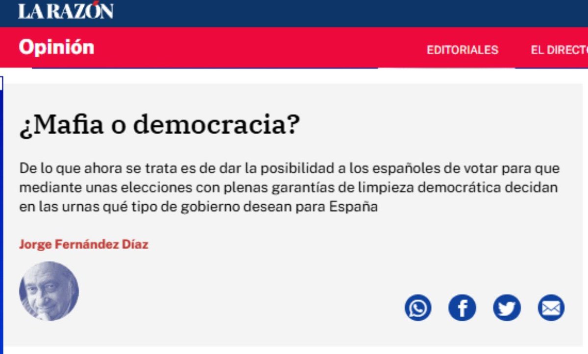 Fernández Díaz, ex ministro PP. Líder de la “policía patriótica”y las cloacas del Estado. Le piden 15 años de cárcel por destruir pruebas para ocultar la corrupción del PP. 
Fabricó informes falsos contra Podemos. 
“Mafia o democracia”. Mean a sus votantes y les dicen que llueve.