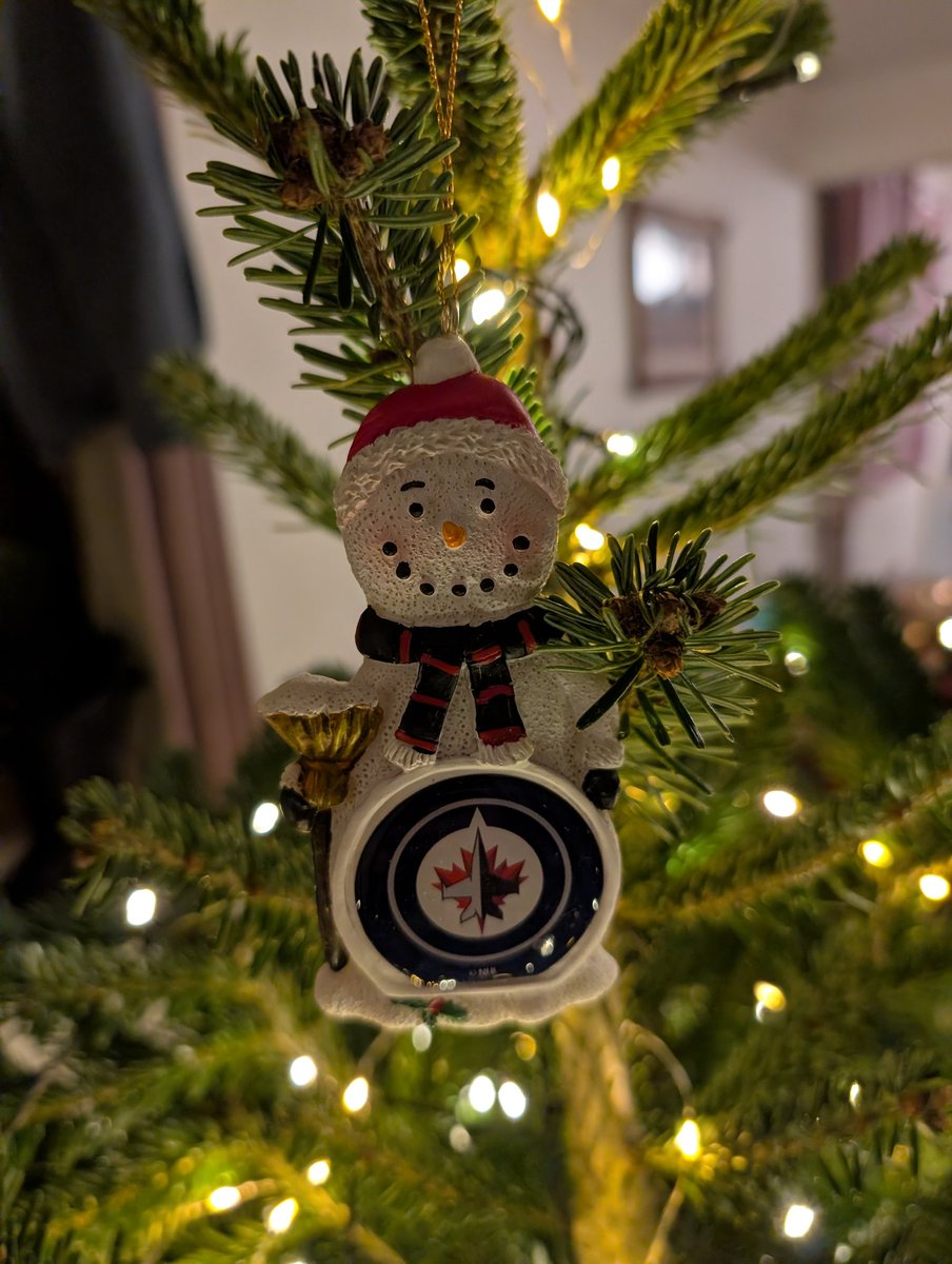 GM!

Got the Christmas tree up last night and had to get my <a href="/NHLJets/">Winnipeg Jets</a> ornament on there!

#GoJetsGo