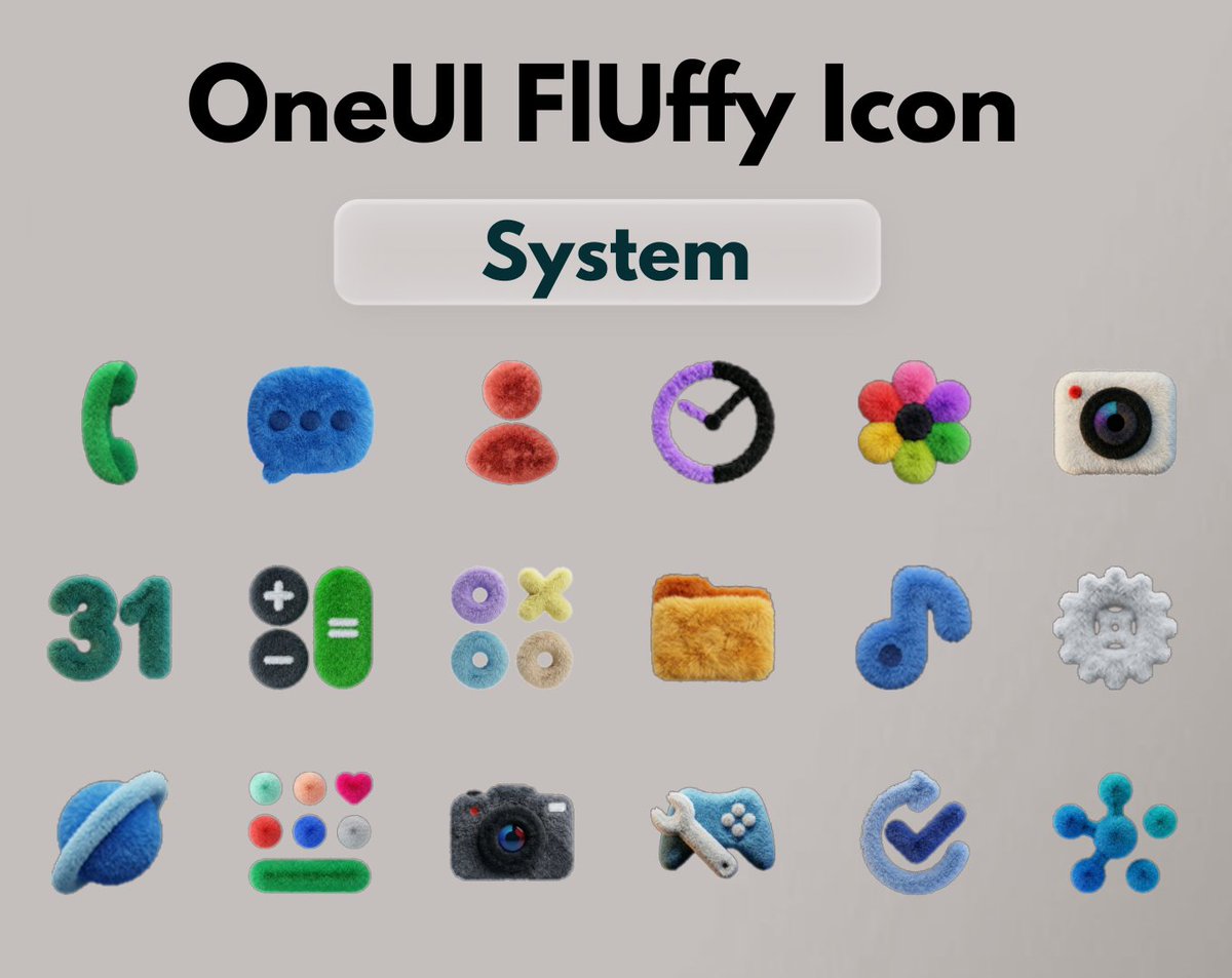 AndroidTools3's tweet image. 🚀 OneUI Fluffy Icon Pack is NOW LIVE on Google Play!

Here’s what you get inside:

✨ 1185+ Fluffy icons  
✨ Icon Requests OPEN for a limited time
✨ Professional Fluffy-style widgets  
✨ Exclusive Fluffy wallpapers  
✨ High-resolution, clean &amp;amp; modern look  

Get it:…
