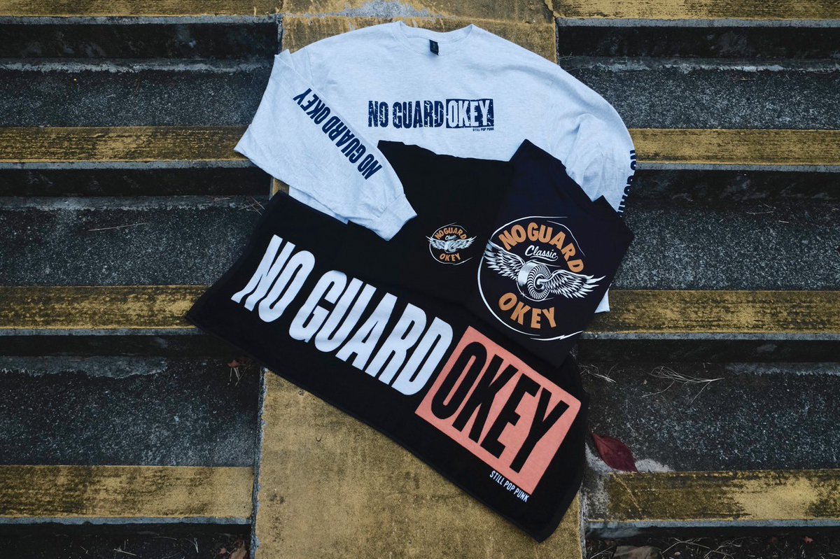 No Guard Okey College T-shirts 限定カラー XL No Guard Okey NEW GOODS解禁〜🌴 12月のライブから販売開始。通販は