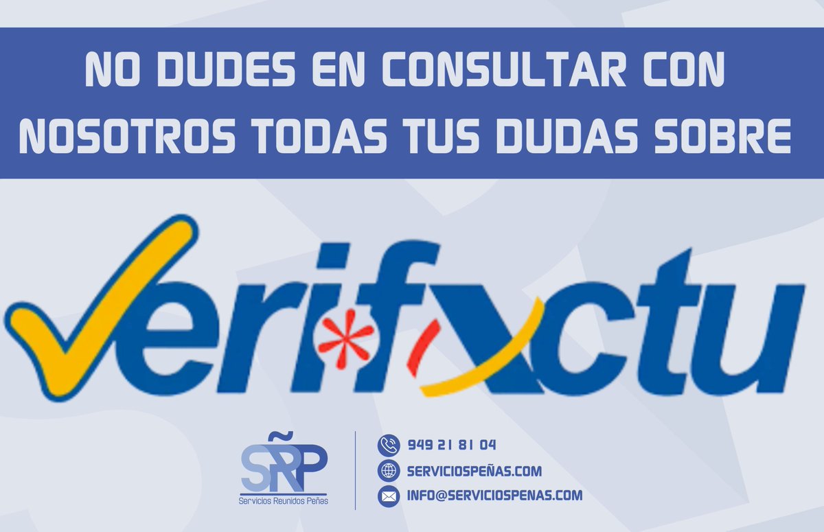🟦 | TE ASESORAMOS |

🔊 HACIENDA APLAZA A 2027 LA ENTRADA EN VIGOR DE VERIFACTU

🗣 Nuestro CEO, <a href="/JoseMiGuada/">JoséMi Peñas</a> apunta que: "permitirá que el sector trabaje con más calma en auditorías, formación del personal y actualización de programas".

ℹ  serviciospeñas.com/2025/12/03/hac…
