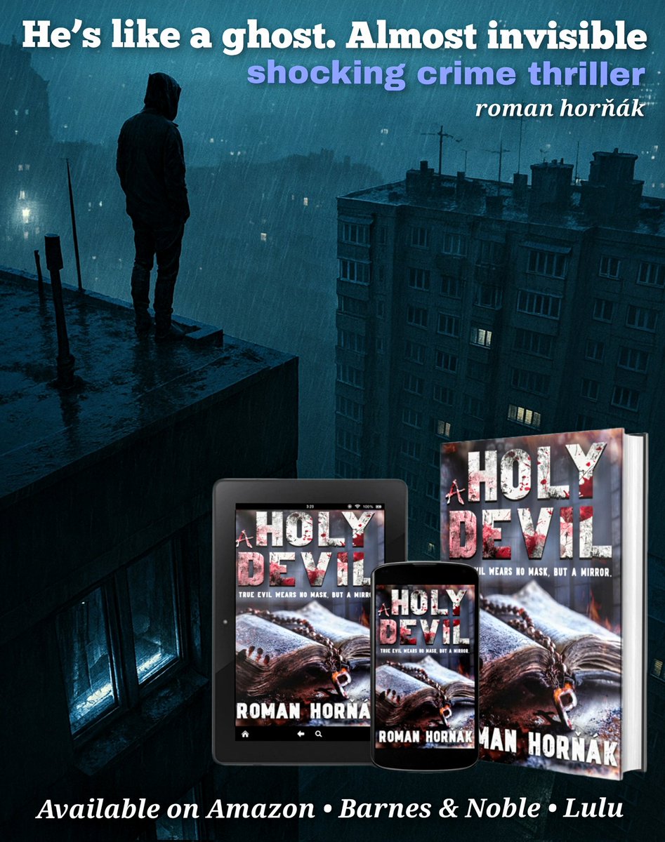 roman_hornak111's tweet image. Chilling crime thriller for YOU 🫵 
#shamelessselfpromo #WriteToKill 
Holiness is just a mask🩸
AVAILABLE ⬇️ 🎇
amazon.com/dp/B0FFTSB332

#Suspensebooks #Wednesdayfeeling #BooksMakeGreatGifts #BookToTv #BookToMovie #BooksWorthReading