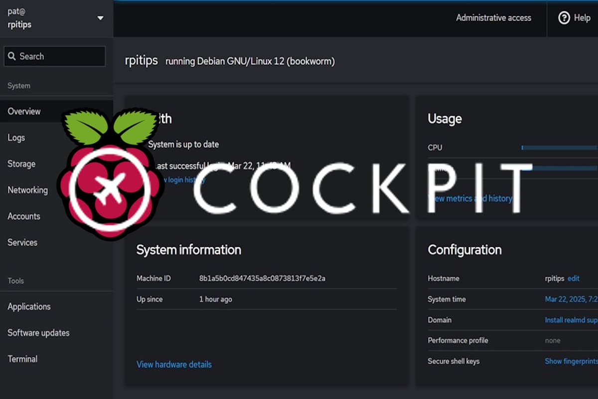 RaspberryTipsFR's tweet image. Cockpit sur Raspberry Pi : l’outil de surveillance ultime raspberrytips.fr/cockpit-raspbe… #raspberrypi