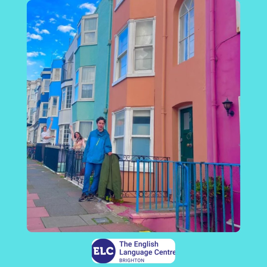🌈 Brighton never stops surprising!  

Our ELC students discovered the city’s famous **colourful houses** 🎨🏡 — a rainbow of charm and creativity.  

#ELCBrighton #BrightonLife #StudentAdventures