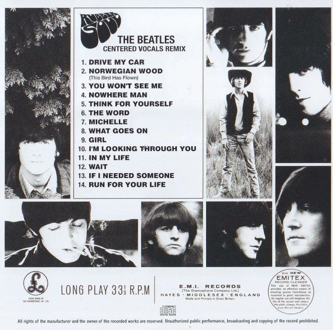Today in 1965, The Beatles released their sixth album, “Rubber Soul”.

The mature songs challenged their image by showing the world they’ve grown up and were headed in a new direction influenced by Dylan, marijuana, and Eastern music.

What’s your favorite track from this album?