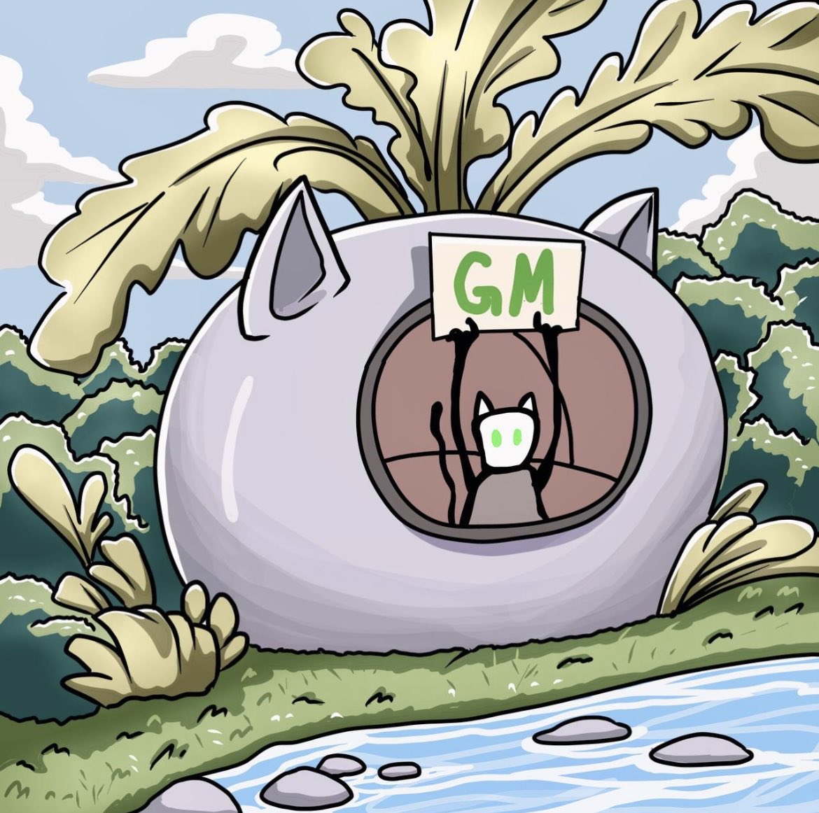 Ellie_Neuracat's tweet image. Gm