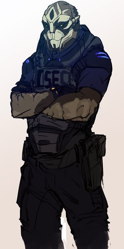 Detective Silus Varkonon.

🚨 A C-SEC Detective with an affinity for weapons, trouble, and... other things. 

🚨 18+ only. Mature and lewd themes will be present. 

🚨 Multi-ship with chem.

🚨 DM's and TL open for all interactions. 

🚨 kinks and limits may be discussed in DM's.