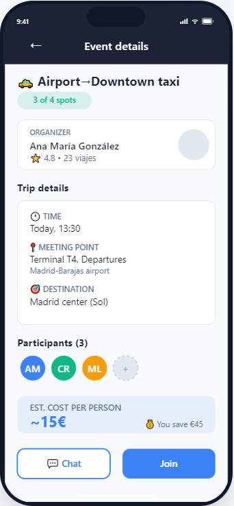 cojauny's tweet photo. Flying soon? Save on airport transfers with Cojauny!
Connect with passengers on your exact flight and share a ride. Split costs, travel safer, and reduce emissions
👉 https://t.co/31Hw249NOo
#TravelHack #SustainableTravel #SaveMoney #Innovation #TravelTech #AirportHack #Rideshare https://t.co/l5ALzKe1jE