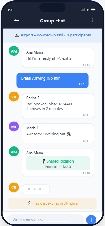 cojauny's tweet photo. Flying soon? Save on airport transfers with Cojauny!
Connect with passengers on your exact flight and share a ride. Split costs, travel safer, and reduce emissions
👉 https://t.co/31Hw249NOo
#TravelHack #SustainableTravel #SaveMoney #Innovation #TravelTech #AirportHack #Rideshare https://t.co/l5ALzKe1jE
