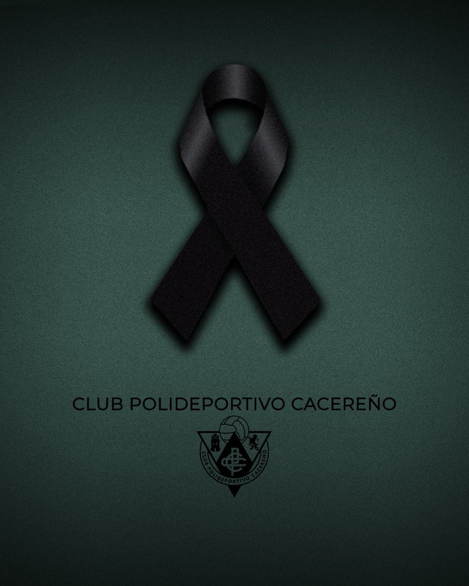 CPCacerenoSAD's tweet image. ⚫️ Desde el CP Cacereño queremos trasladar nuestro más sentido pésame a familiares y amigos de Juan Mostazo Giraldo, abonado nº 1 de nuestro club.

Te estamos muy agradecido por tu amor incondicional al #CPC durante tantos años y el legado que dejas 💚

Descanse en paz.
