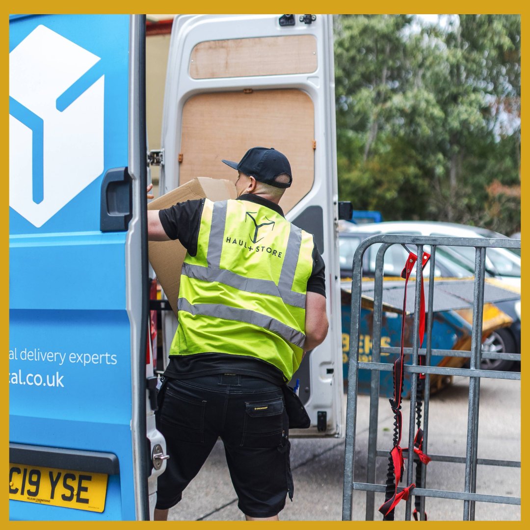 Loading DPD vans after the busiest weekend of the year