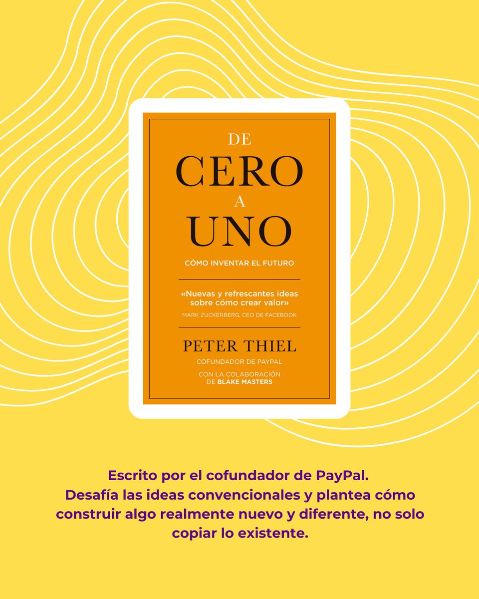 Porque a veces, un buen libro puede darte justo la idea o el impulso que te faltaba 💡

Aquí van tres lecturas que toda persona emprendedora debería tener a mano 📚

¿Con cuál empezarías? 👇
