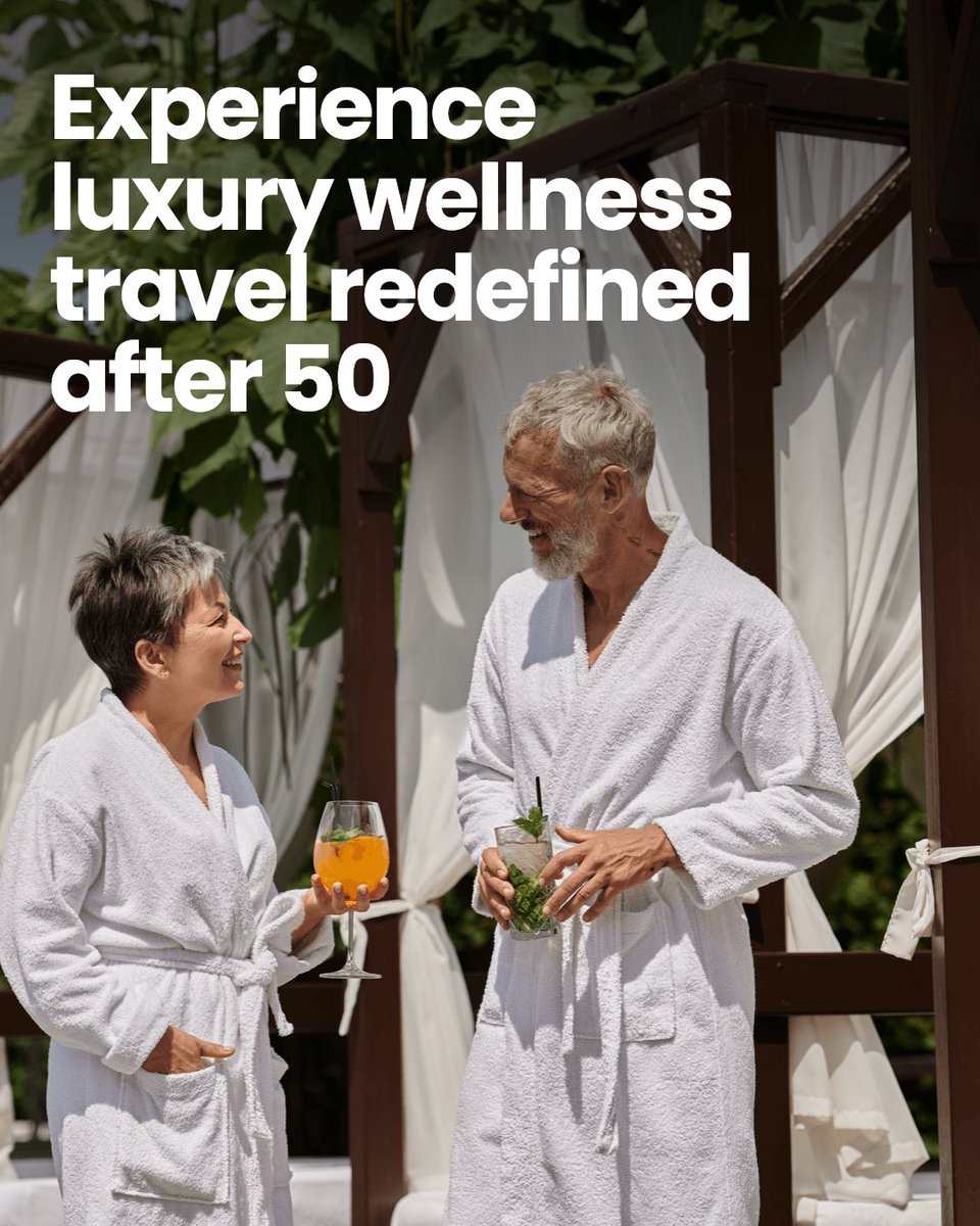 AngelaJaneLife's tweet photo. Strategic partnerships raise the bar for luxury wellness travel after 50. Collaborating with luxury hotels and retreats delivers comfort, insider access, and authentic experiences for mature explorers. #LifeAfter50 #USTravellers #BucketListTravel #WellnessTravel https://t.co/JAMiR5crs0