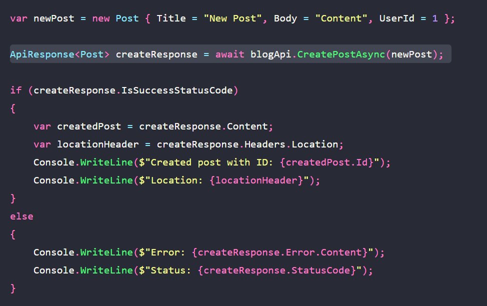mjovanovictech's tweet image. A cool feature of Refit: ApiResponse wrapper

You can use it to inspect the response metadata and access the deserialized content.