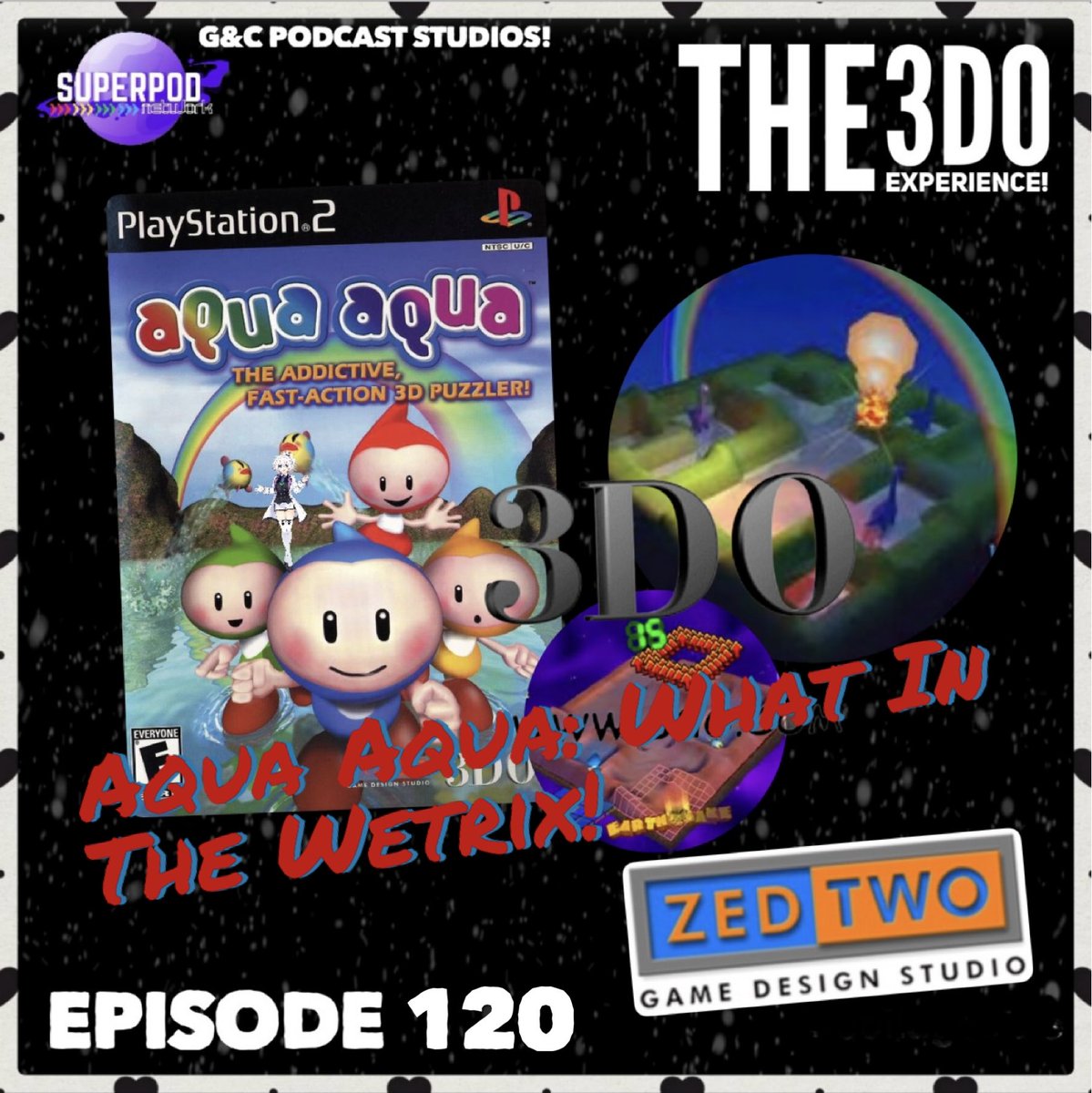 On this episode of The 3DO Experience, Bill and Thrak take a look at the bizarre sequel to Wetrix known as Aqua Aqua for the PlayStation 2, and published by 3DO.

superpodnetwork.com/podcast/the-3d…