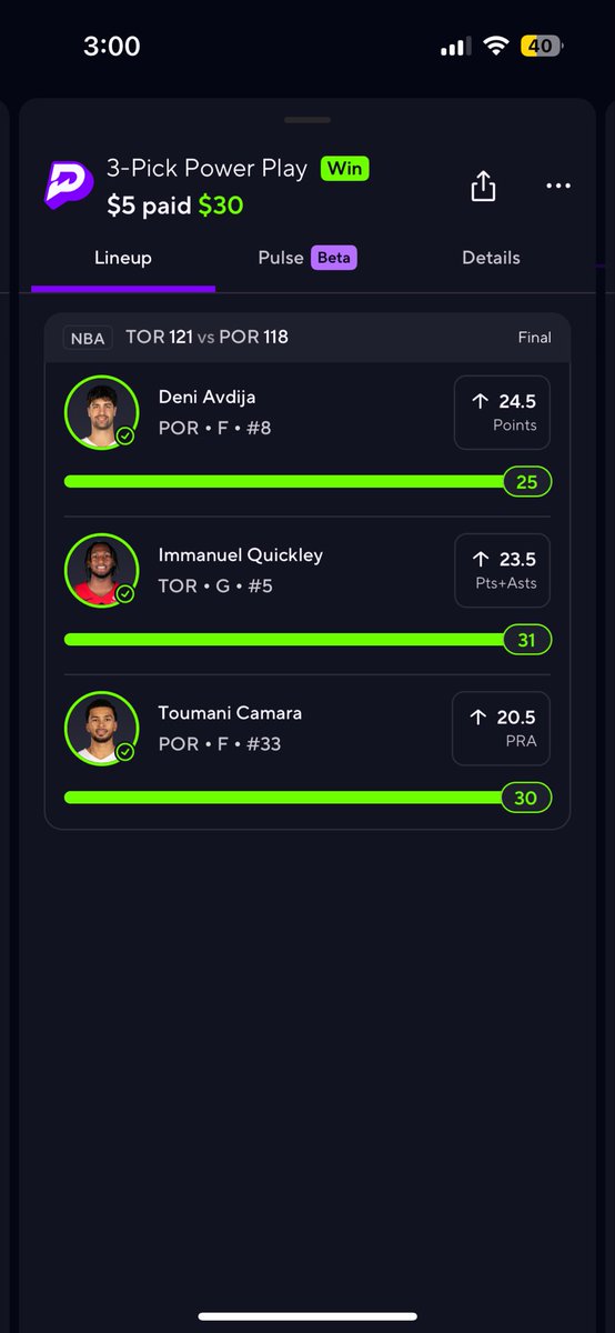 chrisIETP's tweet photo. took advantage of the cyber monday deal and started following @PotdPrizepicks again. this was yesterday, also went came very close to sweeping 3 soccer 2man slips. also, shouldnt the 2h jamal murray slip be a dnp?? @PotdPrizepicks @PrizePicks https://t.co/PMwqnvJ7oB