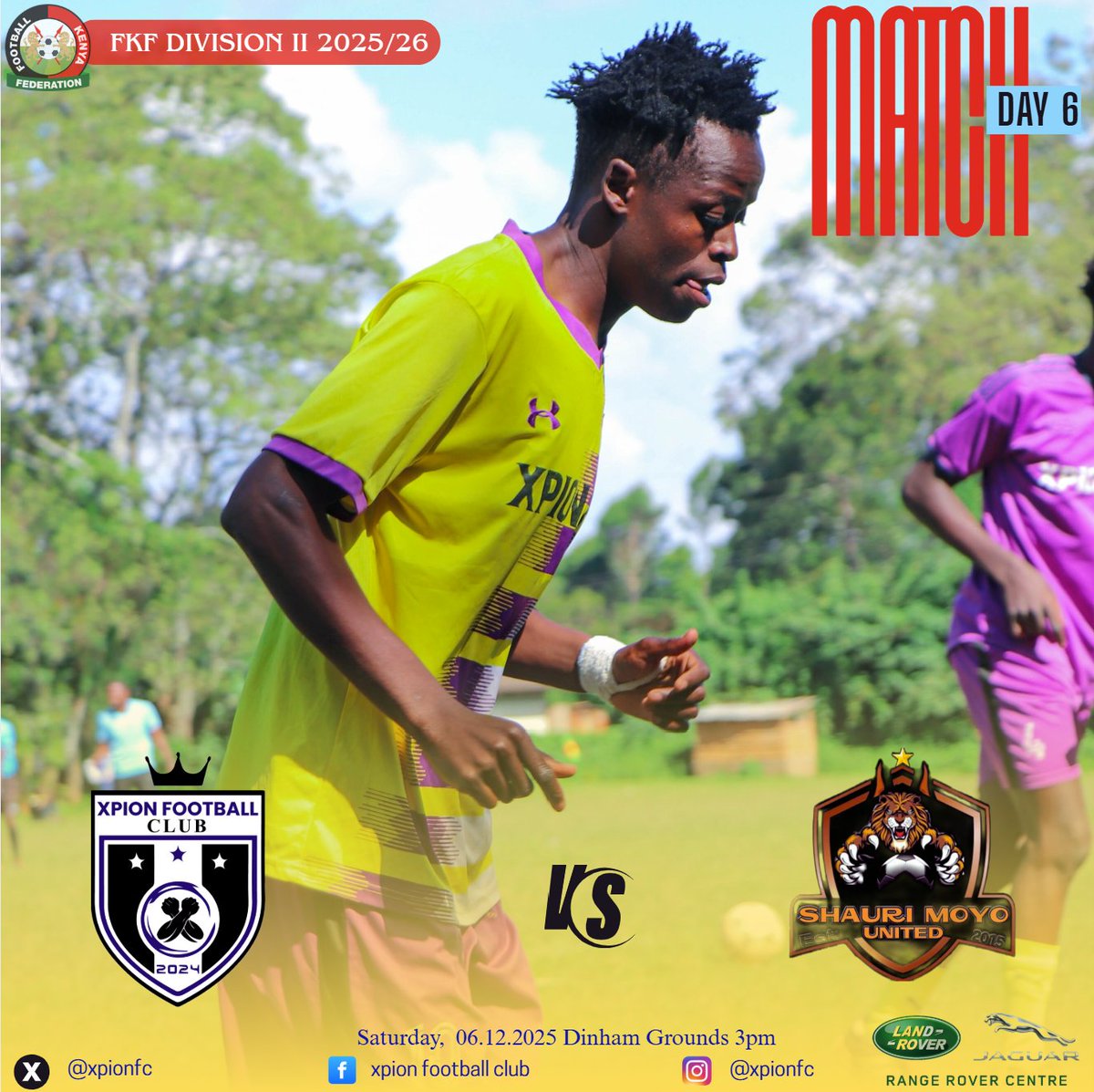 xpionfc's tweet photo. 🛑 THE NATIONAL DIV.  2 EASTERN ZONE - GROUP A💜⚽🔥

Saturday Shaurimoyo United Fc wanakuja Dinham… sisi tuko tayari kuwapa Shauri ingine kabisa! 😂💜

🎯Xpion Football Club 🆚 Shaurimoyo United Fc
⌚️3pm
🏟️ Dinham Grounds
📅Saturday Dec. 6th https://t.co/iBPrR3Otxf