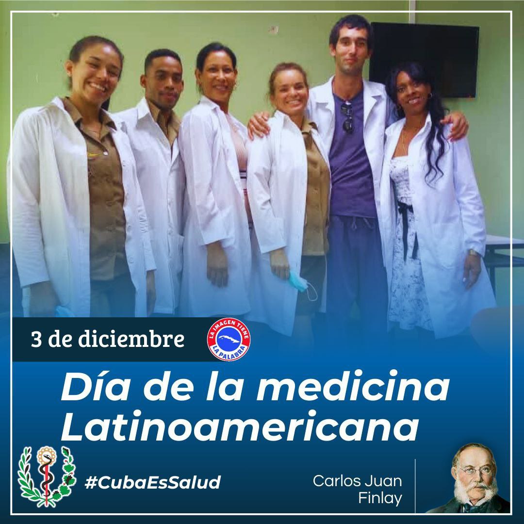 ‼️Hoy celebramos la vocación y humanidad de quienes dedican su vida a cuidar la salud.  
En Cuba,la medicina es ciencia y solidaridad: desde la formación de miles de médicos hasta las brigadas que han llevado esperanza al mundo. 
 Felicidades a nuestros profesionales de la salud!