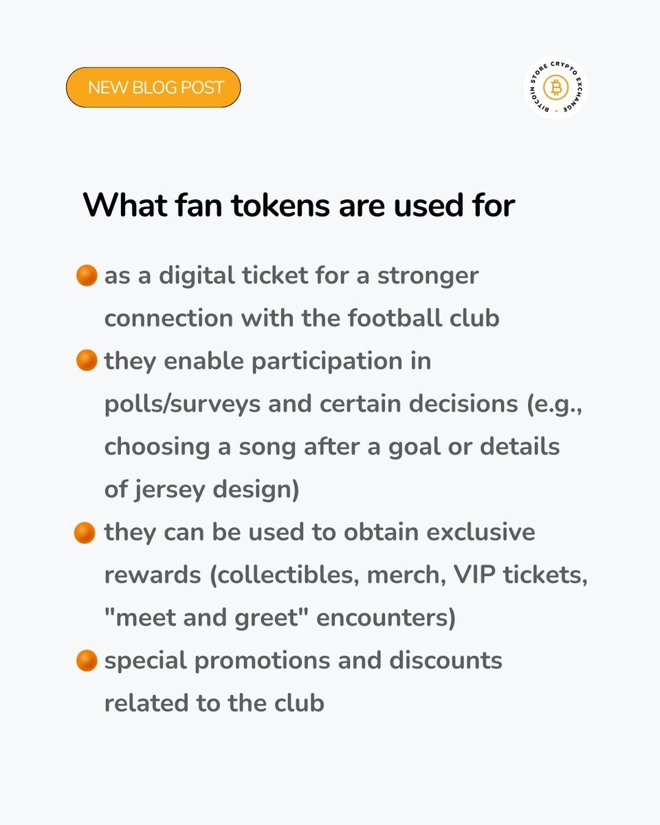 What is the first question you would ask your favourite player or the first decision you'd make at your favourite football club?

Well, with fan tokens, you can do exactly that!

In our new blog post, learn everything about fan tokens and how crypto modernized football.