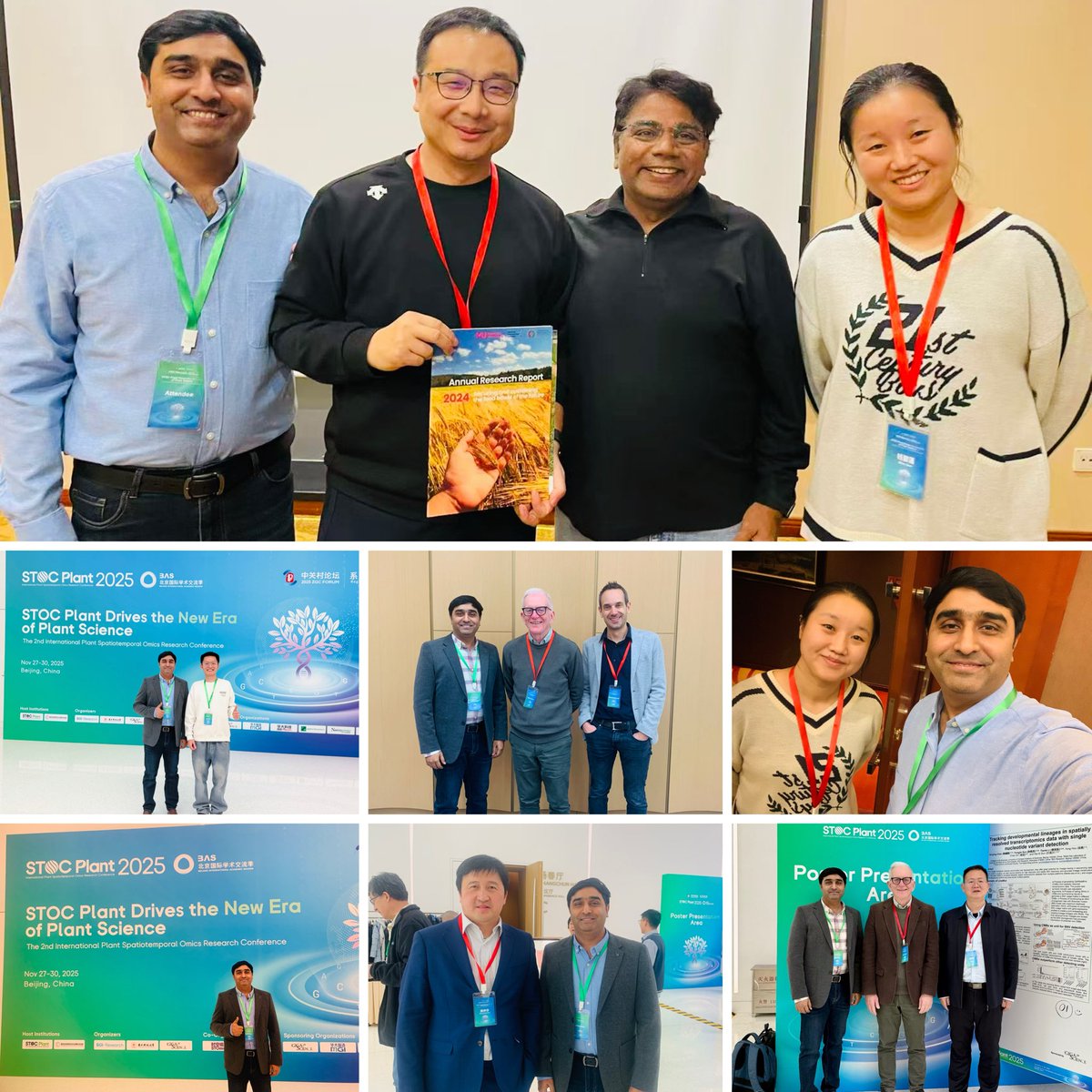 Ale_Raza6's tweet image. Great experience attending #STOCPlant2025 in Beijing 🇨🇳 

Inspiring talks on #spatiotemporal omics and its impact on #plantbiology🆒

✔️Grateful to reconnect with #mentors and #colleagues and discuss future directions in #omics-driven crop improvement 🌾 🧬 

@sci_plant #plantsci