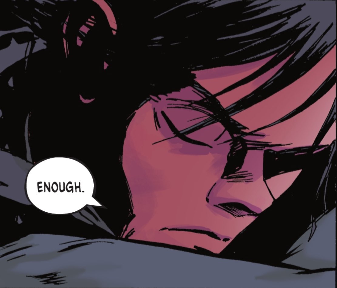 “You’re part of this team now.. are you saying I shouldn’t trust you?”

He glared at him.