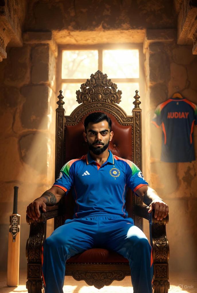 RageMotivation's tweet image. Back-to-back centuries is a proof that discipline destroys doubt.

The return of the King. 👑