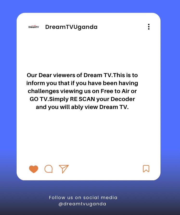 DreamTV Uganda tweet media