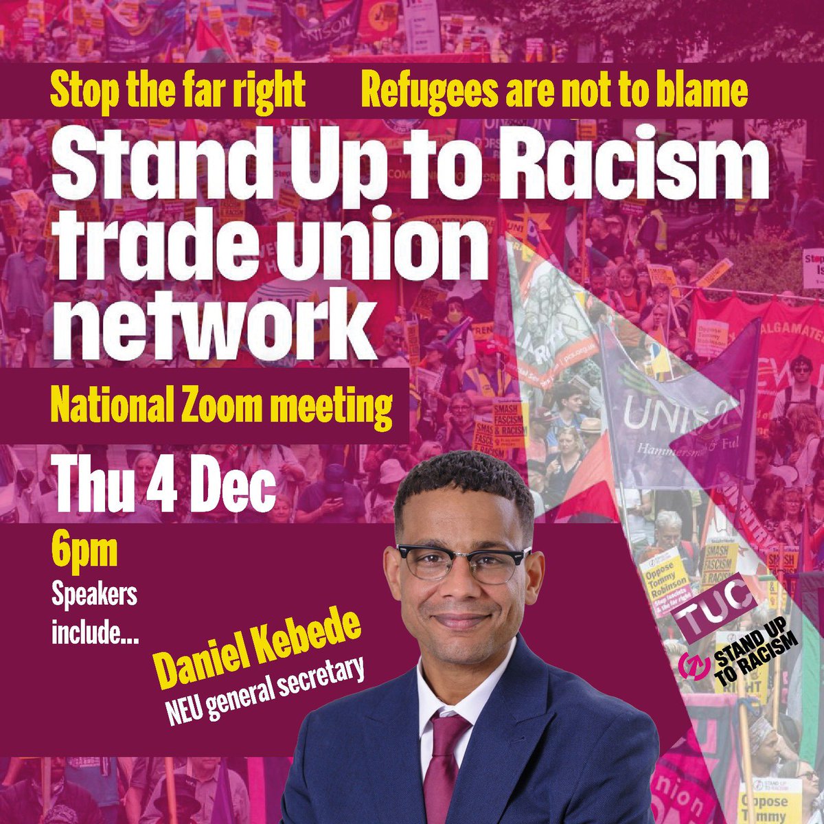 Stand Up To Racism tweet media