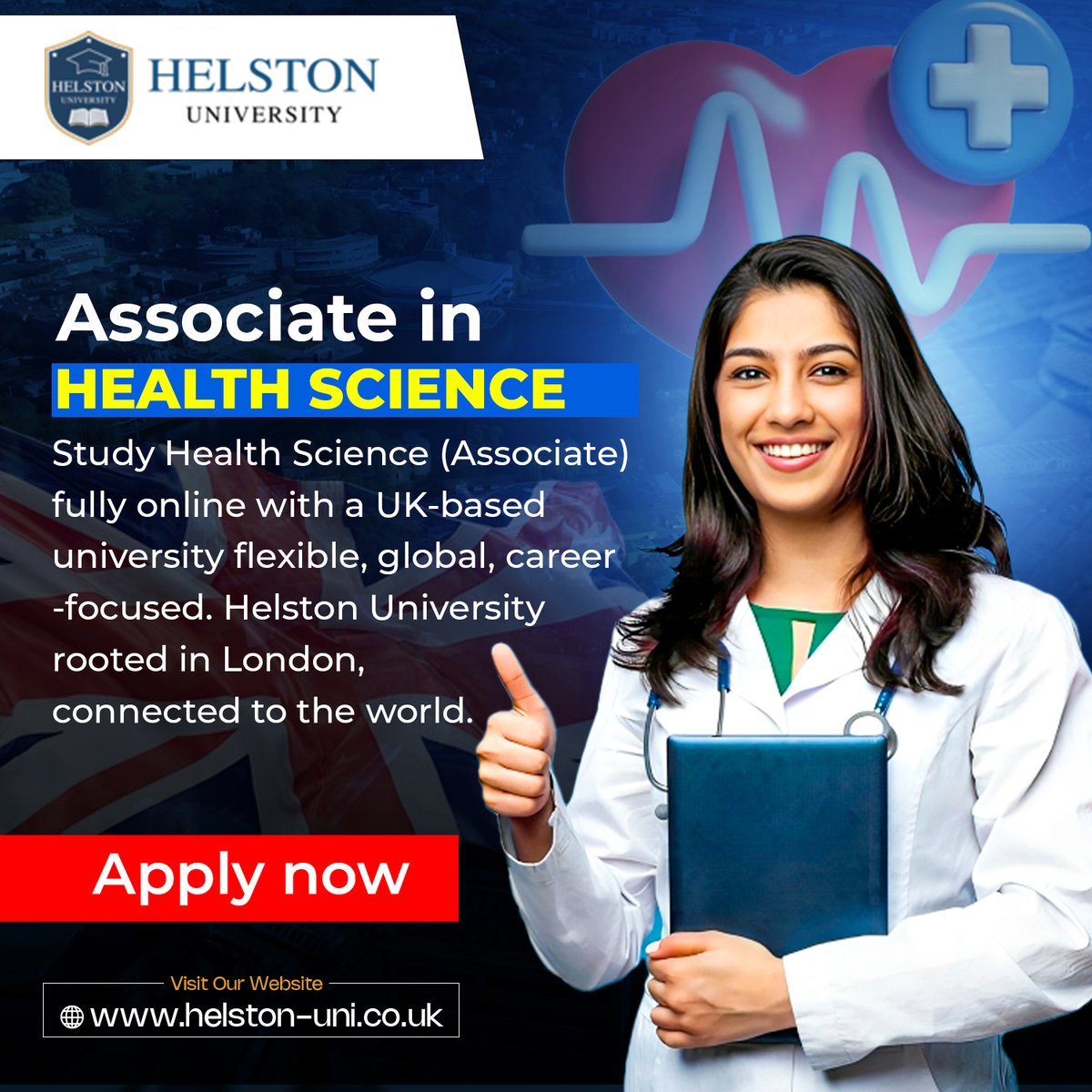 helston_uni's tweet image. Study Health Science (Associate) fully online with Helston University.
Flexible • Global • Career-focused
Apply now: helston-uni.co.uk

#HelstonUniversity #HealthScience #StudyOnline